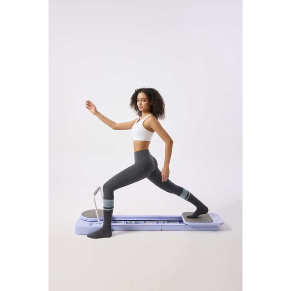 Antelat 5-in-1 Pilates Board, Pilates Reformer Set, Multi-Purpose Foldable Pilates Reformer Board for Home