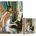 thumbnail image 1 of Antelope - 1000 Piece Puzzle for Adults, Two Young Girls at the Piano, by Pierre-Auguste Renoir, 1892 - Officially Licensed, Jigsaw Puzzles 1000 Pieces, High Resolution, Matte Finish, No Dust, 1 of 8