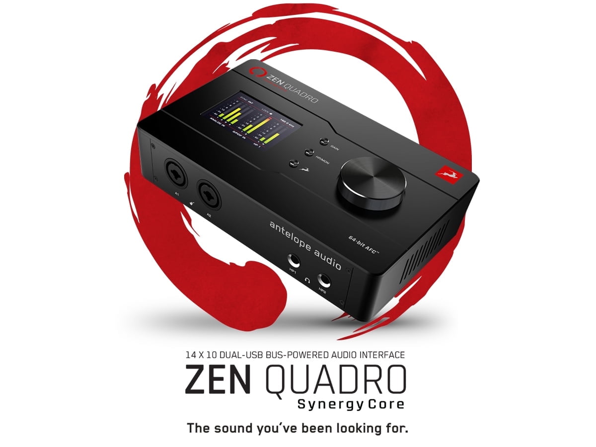 Antelope Audio - Zen Quadro SC | 14x10 Dual USB-C Bus