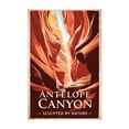 thumbnail image 1 of Antelope Canyon Vintage Travel Poster – Sculpted Sandstone Beauty - Arizona Illustration Travel Poster Desert Vintage Poster Nature Landscape Scenic Unframed Wall Art Print 20 x 28 inches, 1 of 60