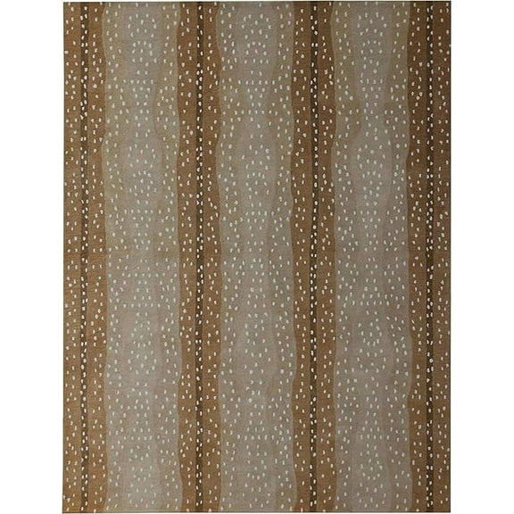 Antelope Cheetah Animal Print Wool Rug | Handmade 100% Wool Carpet - 9x12 | Modern Contemporary Area Rug by Avyay Rugs