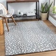 thumbnail image 1 of Avyay Rugs Antelope Cheetah Hand-Tufted Wool Runner Rug – Contemporary Animal Print Carpet, Plush Hallway or Entryway Accent – 2.6x8, 1 of 2