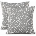thumbnail image 1 of Antelope Gray Pillow Covers 18X18 Inch Neutral Animal Faux Fawn Decorative Pillow Cases Modern Euro Linen Throw Pillows Set of 2 Farmhouse Home Decor for Sofa Couch Porch Outdoor, 1 of 6