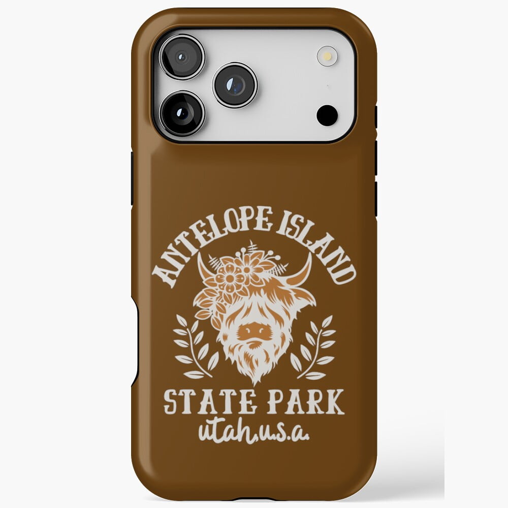 Antelope Island Utah State Park Retro Sixties For iPhone 11-17 Pro Max ...