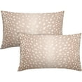 thumbnail image 1 of Antelope Lumbar Pillow Covers 12X20 Inch Beige Faux Fawn Deer Animal Print Decorative Pillow Cases Modern Neutral Cotton Linen Throw Pillows Set of 2 Home Decor for Sofa Porch Couch Outdoor, 1 of 6