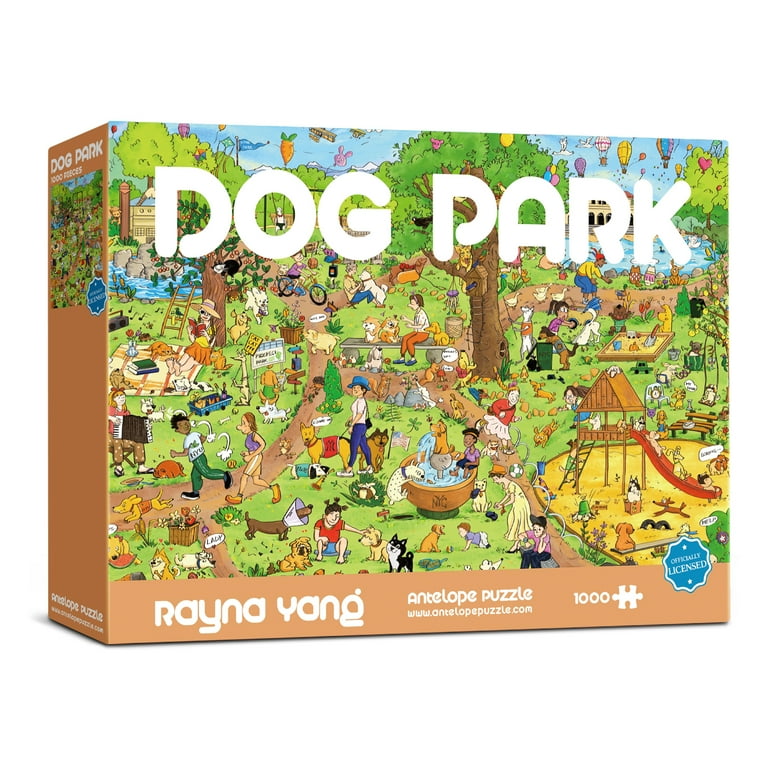 Antelope Puzzle - 1000 Piece Puzzle for Adults, Dog Park Jigsaw Puzzles  1000 Pieces - 1000 Pieces High Resolution, Matte Finish, Smooth Edging, No  Dust Leisure Animal Puzzle 