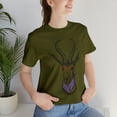 thumbnail image 1 of Antelope With Glasses Fashion Unisex Jersey Short Sleeve Bella Canvas  Tee, 1 of 12