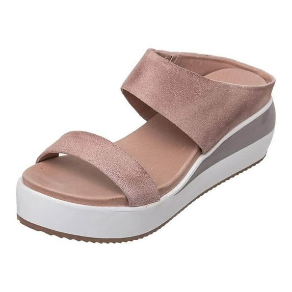 Antelope Women's Faina Suede Wedge Platform Sandals