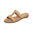 thumbnail image 1 of Antelope Women's Reegan Leather Flat Flip-Flop Sandals, 1 of 5