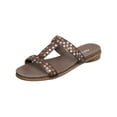 thumbnail image 1 of Antelope Women's Reegan Leather Flat Flip-Flop Sandals, 1 of 5