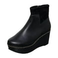 thumbnail image 1 of Antelope Women's Ria Leather Wedge Boots, 1 of 5