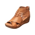 thumbnail image 1 of Antelope Women's Tavi Leather Wedge Sandals, 1 of 6
