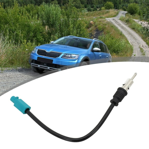 Antenna Adapter Cable Car Aerial Antenna Adapter Cable Wire Harness Plug ABS+copper Car Accessories For Ford For Skoda