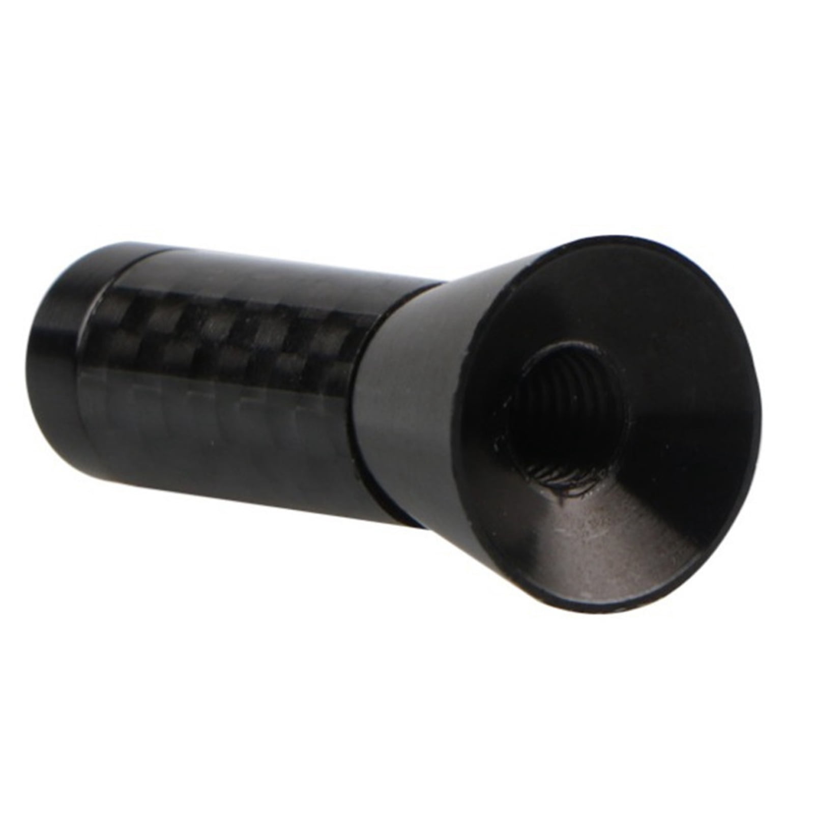 Short Car Antenna - Bee Sting Stubby Aerial, Carbon Fiber & Aluminum, Universal Fit For Most Cars