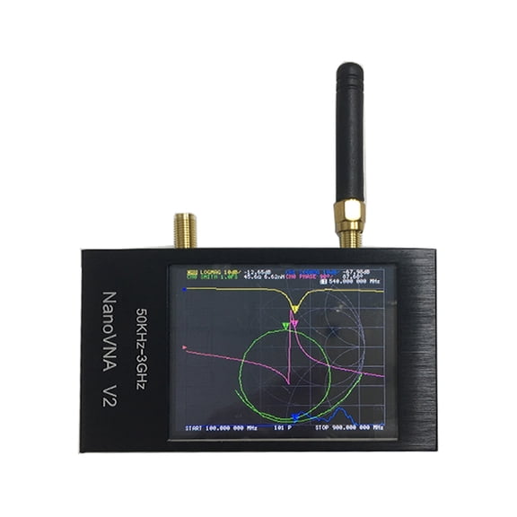 Antenna Analyzer 2.8 Inch Touching Screen 3G Vector Network Analyzer S-A-A-2 VNA V2 Antenna Analyzer Shortwave HF VHF UHF With Housing ,Field Service