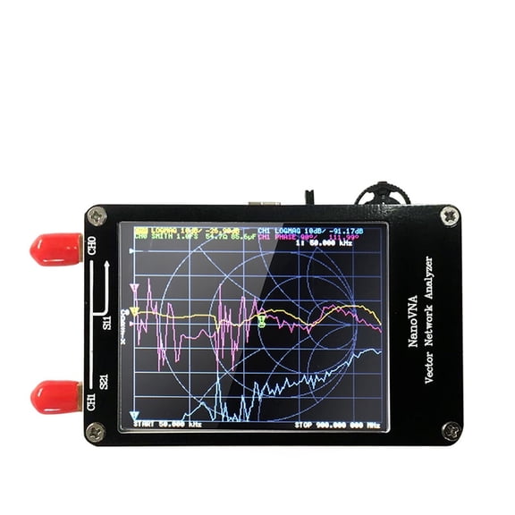 Antenna Analyzer VNA-F V2 4.3 Inch IPS LCD Display Vector Network Analyzer S-A-A-2 Antenna Analyzer Short Wave HF VHF UHF ,Easy to Operate