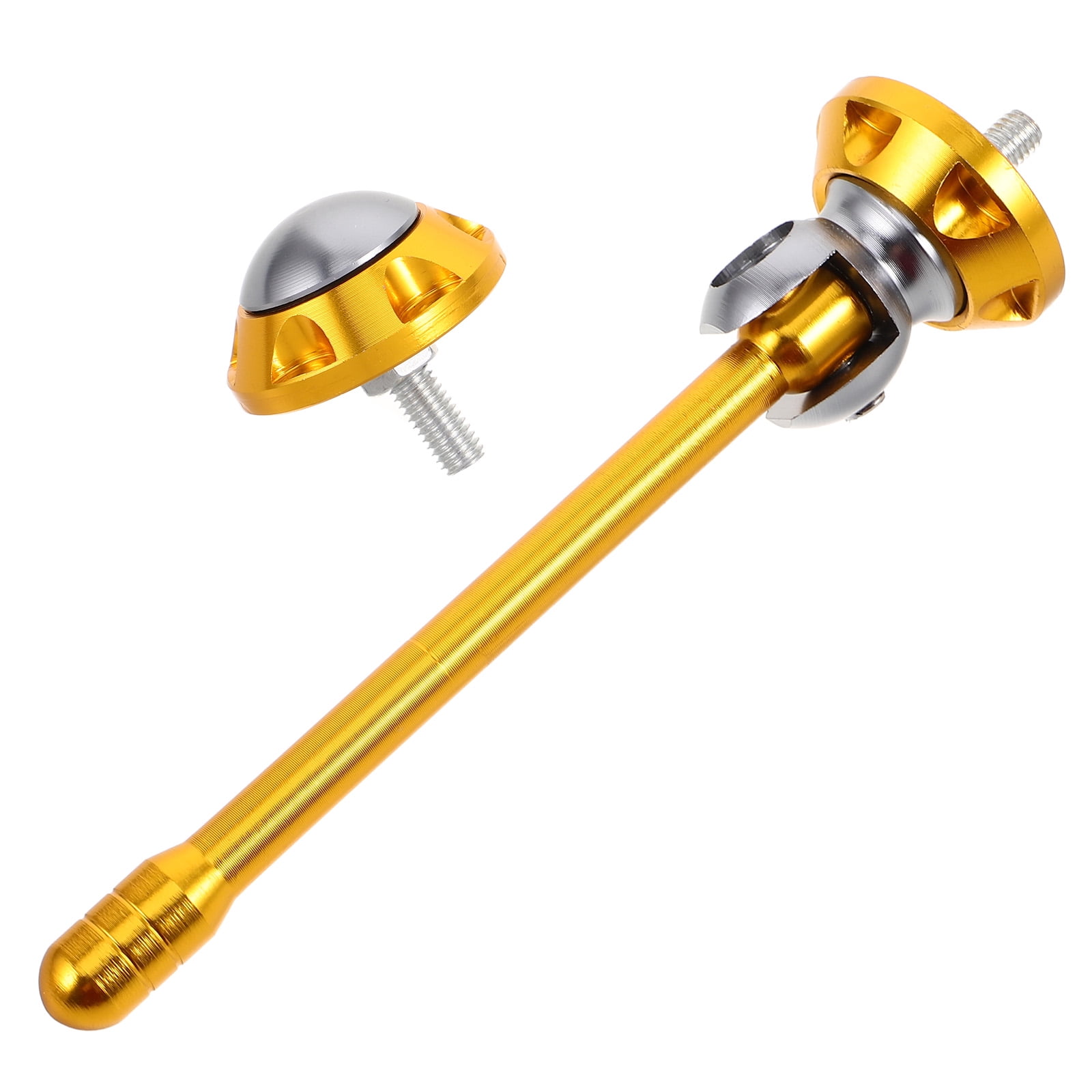 Antenna Delete Cap Motorcycle Hole Trim Cover for License Plate Bicycle Scooter Golden
