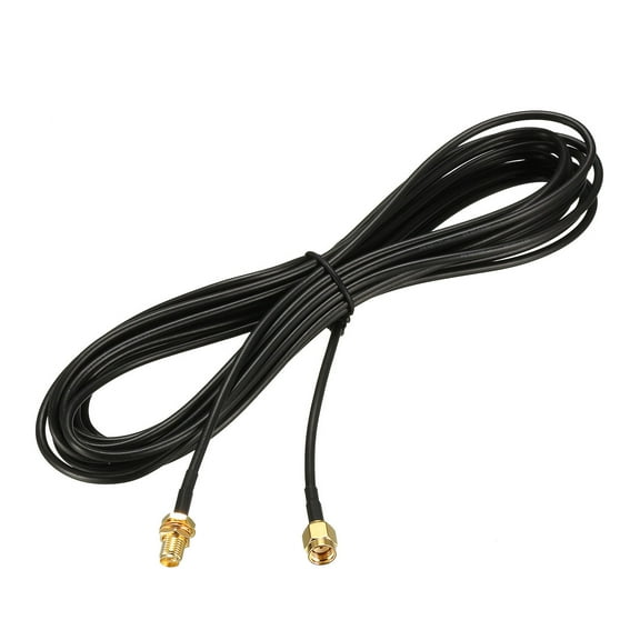 Uxcell Antenna Extension Cable RP-SMA Male to RP-SMA Female RG174 Longer Length 33 ft