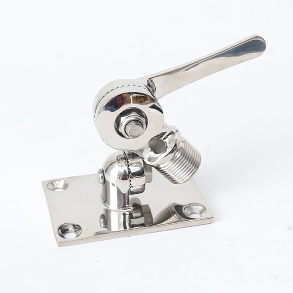 Antenna Ratchet Mount Antenna Mount Adjustable Fixing Base for Marine Boat