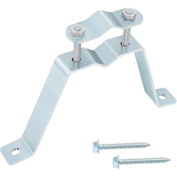 Antenna Wall Mount Bracket -for Outdoor TV Antenna Mast, Flag Pole | Heavy-Duty, With Mounting Bolts