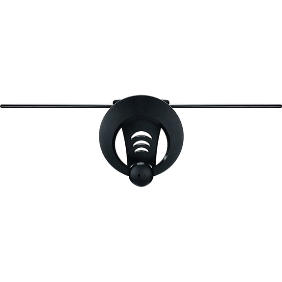 Antennas Direct ClearStream 1MAX HDTV Antenna UHF VHF Multi-Directional, 40+ Mile Range, 4K 8K UHD, NEXTGEN TV w/Adjustable Mounting Hardware(Black)