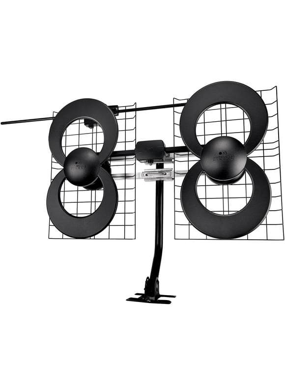 Antennas Direct ClearStream 4V Indoor Outdoor TV Antenna, Multi-Directional, 70+ Mile Range, Mast