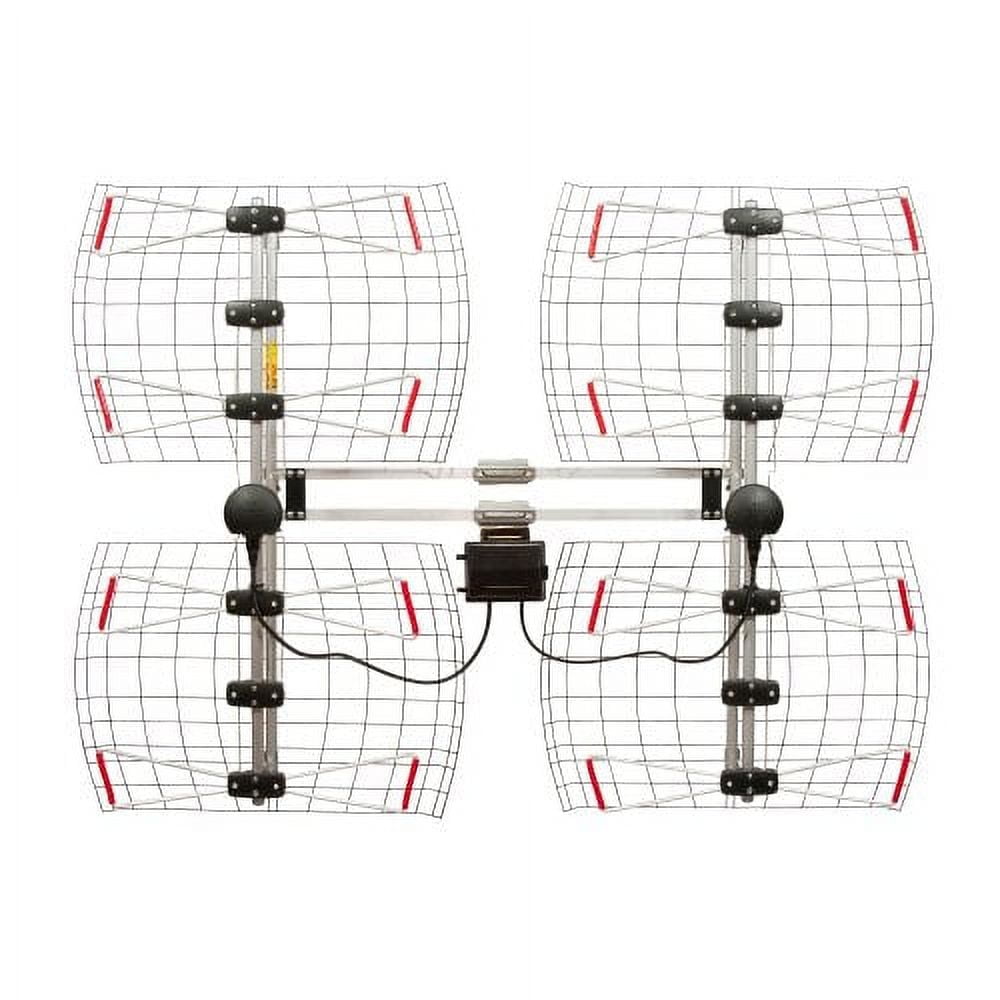 Antennas Direct 8-Element Bowtie UHF Outdoor TV Antenna, Multi-Directional, 70 Mile Range, Hardware