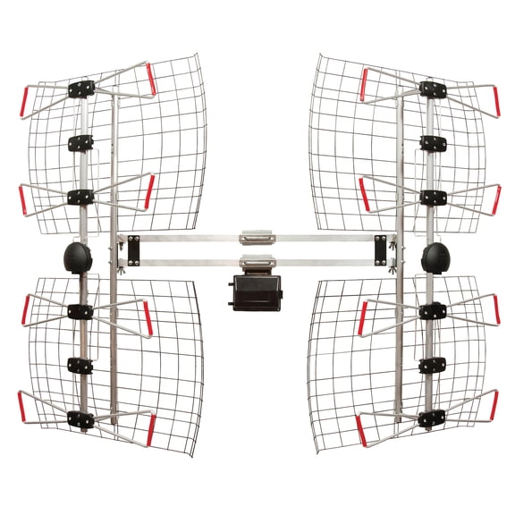 Antennas Direct 8-Element Bowtie UHF Outdoor HDTV Antenna, Multi-Directional, 70+ Mile Range, 4K 8K UHD NEXTGEN TV with All-Weather Mounting Hardware