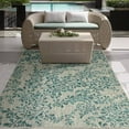 thumbnail image 1 of Antep Rugs Patio 6x9 Outdoor/Indoor Floral Area Rug (green, 6'7" x 9'), 1 of 4