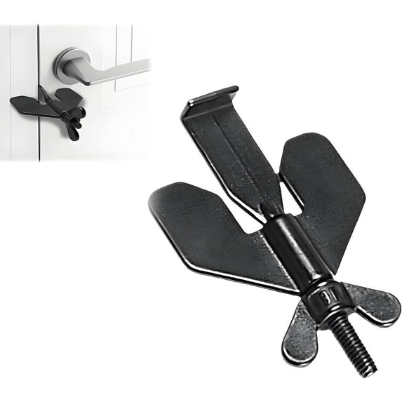 Anterlock - Premium Door Lock, Anterlock, Anterlock Premium Door Lock, Adjustable Portable Door Lock, Portable Door Lock for Travel Hotel Safety for Home Hotel School Apartment (1 Pcs)