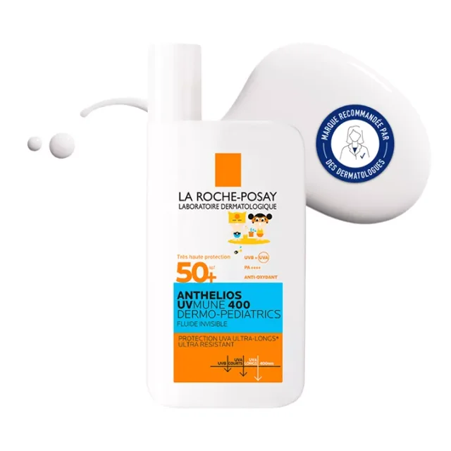Anthelios DermoPediatrics UVMune 400. This SPF 50+ sunscreen fluid