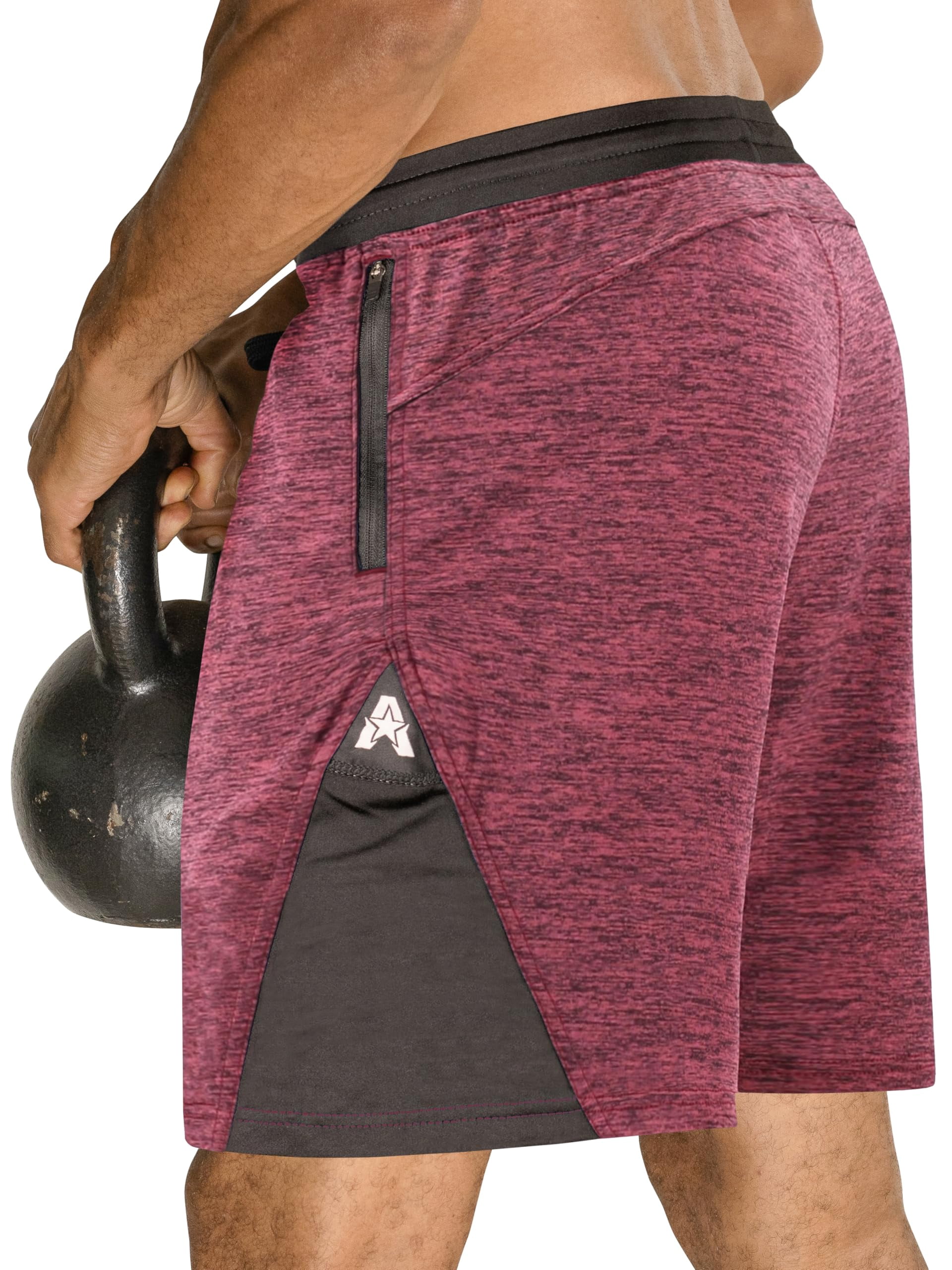 Anthem Athletics Solstice 9" Men's Workout Shorts - Moisture-Wicking, Open Side Pockets, Yoga, Gym, Running