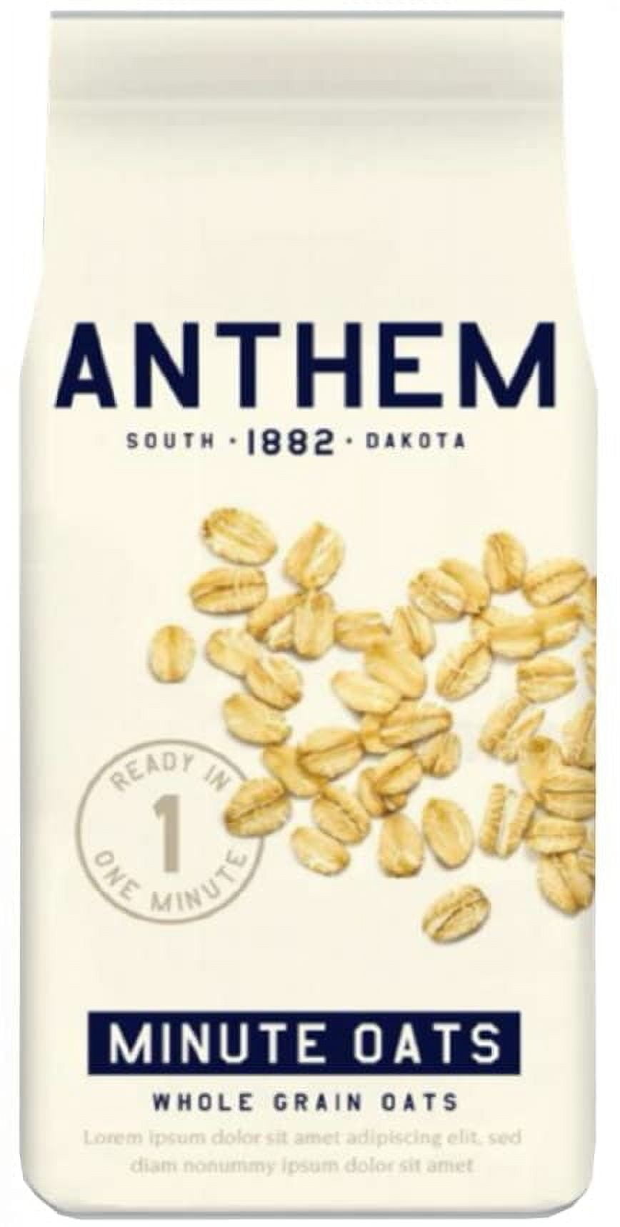Anthem Oats Oats Whole Grain Old Case of 6 40 OZ