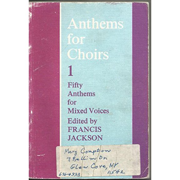 Pre-Owned Anthems for Choirs 1 (Paperback) 019353214X