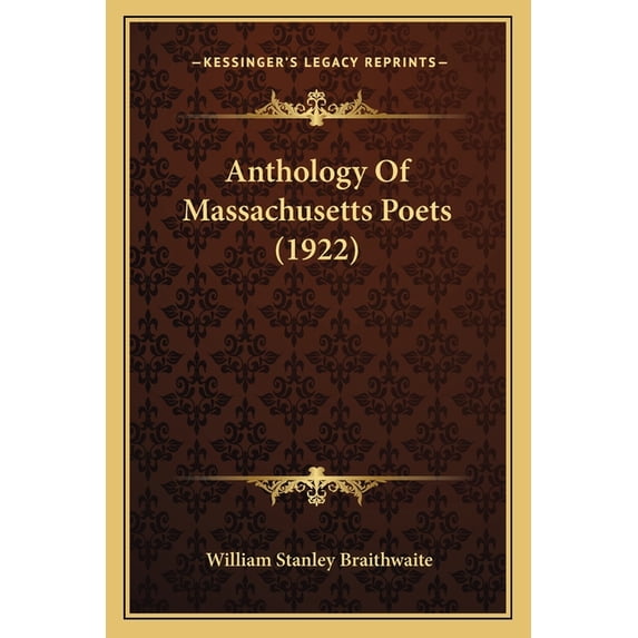 Anthology Of Massachusetts Poets (1922) (Paperback)