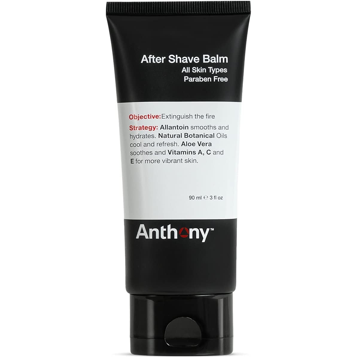 Anthony After Shave Balm, Cooling & Hydrating Lotion with Vitamins A, C, E, & Aloe Vera, 3 fl oz