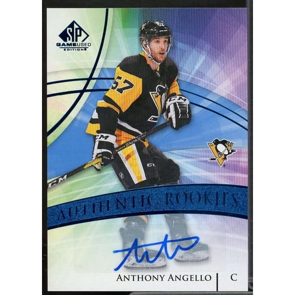 Anthony Angello AU F Card 2020-21 SP Game Used Blue #171