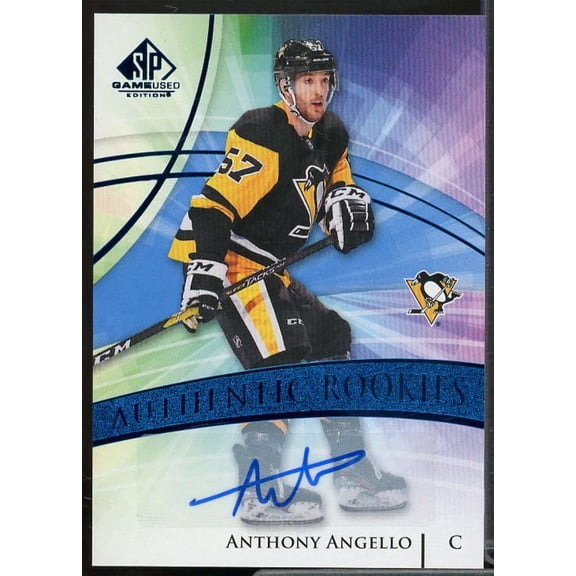 Anthony Angello AU F Card 2020-21 SP Game Used Blue #171