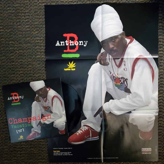 Anthony B - Champaign Irie Instrumental Mix, Vacation Champaign Backyard Mix LP