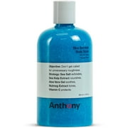 Anthony Exfoliating Body Wash for Men Infused with Sea Salt, Vitamin C, & Aloe Vera, 12 fl oz, Blue