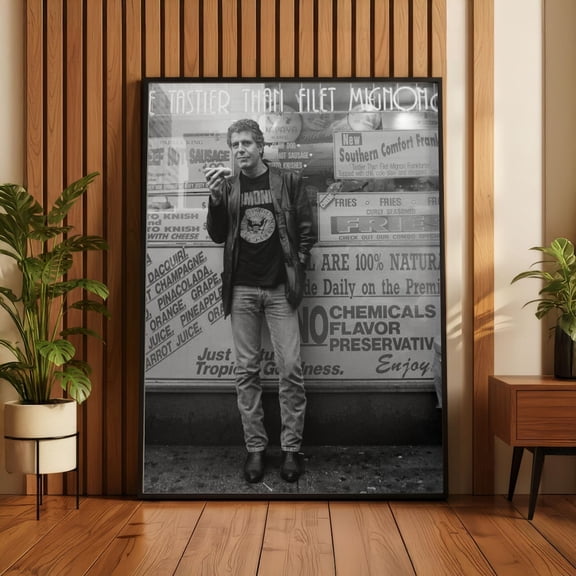 Anthony Bourdain Kitchen Classic Chef Poster Unframed Paper Print