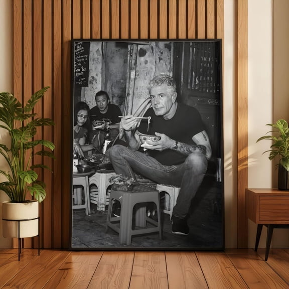 Anthony Bourdain Kitchen Classic Chef Poster Unframed Paper Print