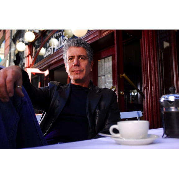 Anthony Bourdain Poster Metal Sign 8In x 12In Print On Metal 8x12 Square Adults Metal Wall Art