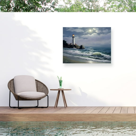 Anthony Casay 'Coastal Scene 3' Outdoor All-Weather Wall Decor