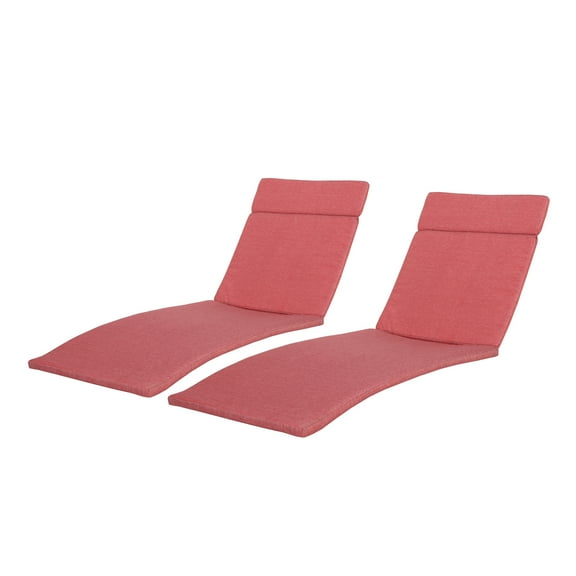 Anthony Colored Lounge Cushion, Set of 2, Red