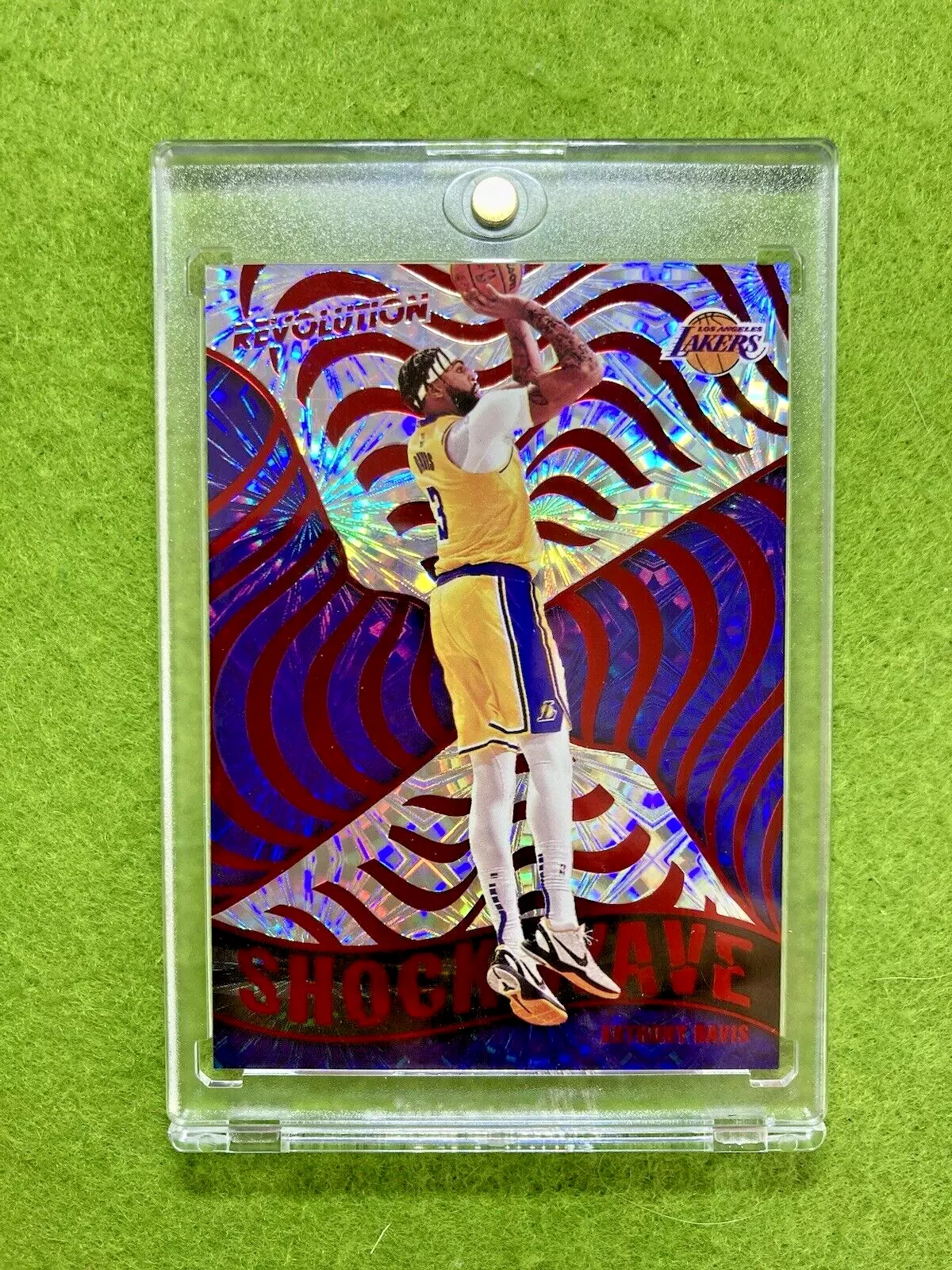 Anthony Davis FIREWORKS PRIZM SSP CARD LAKERS 2021 ANTHONY DAVIS 