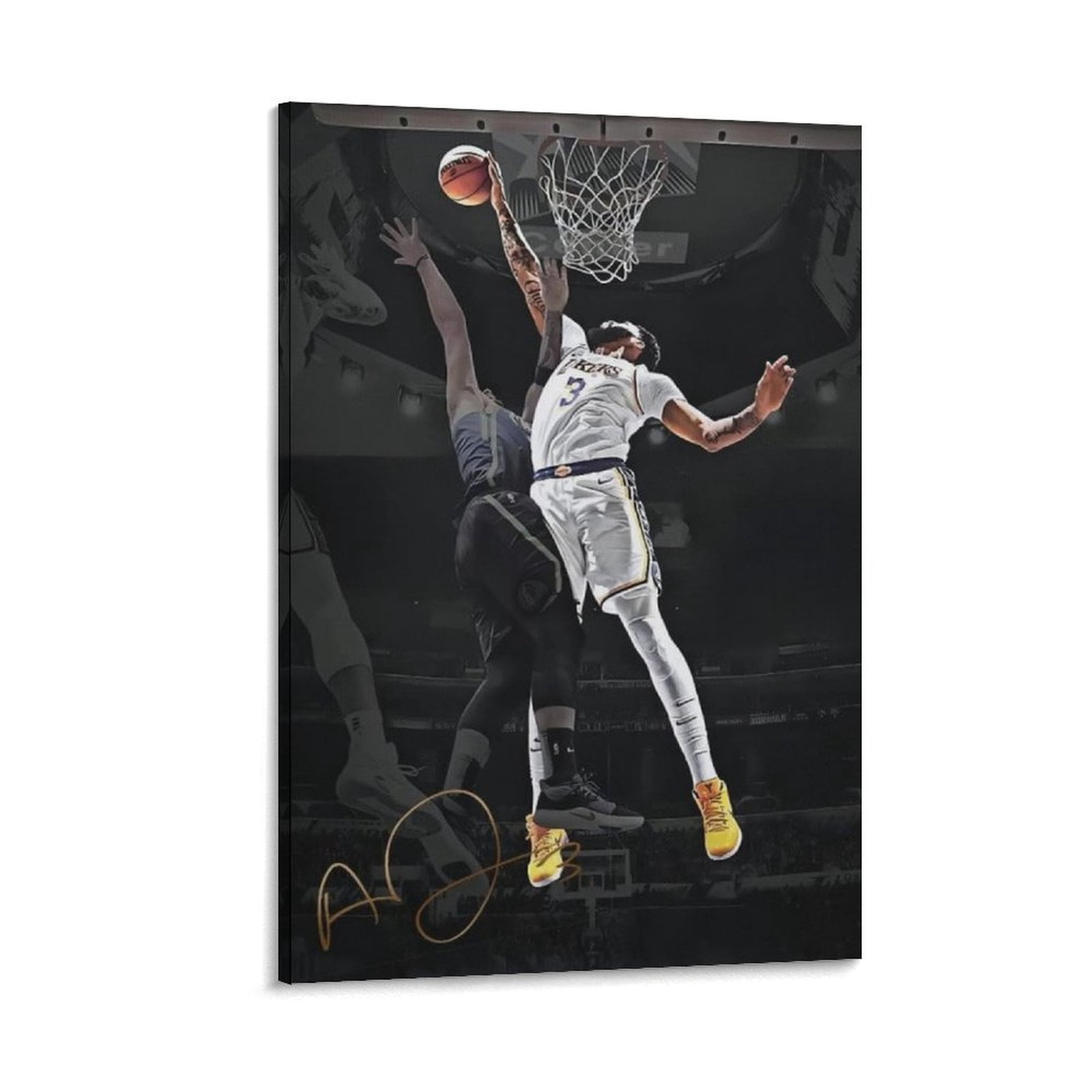Anthony Davis Poster Canvas Poster Painting On Canvas Wall Art Poster ...