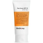 Anthony 2-In-1 Men’s Moisturizing Facial Cream Lotion with SPF 30 for All Skin Types, 3 fl oz