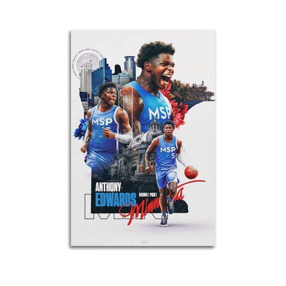 Anthony Edwards Anime Star Music Picture Wall Art Painting Canvas Posters Artworks Gift Room Aesthetic