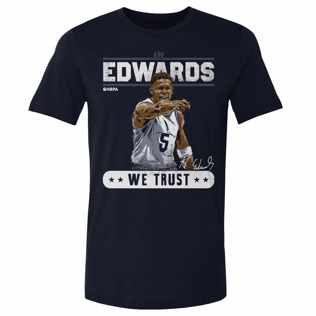 500 LEVEL Anthony Edwards T-Shirt - Minnesota Timberwolves Dissolve Design | Officially Licensed NBPA Apparel